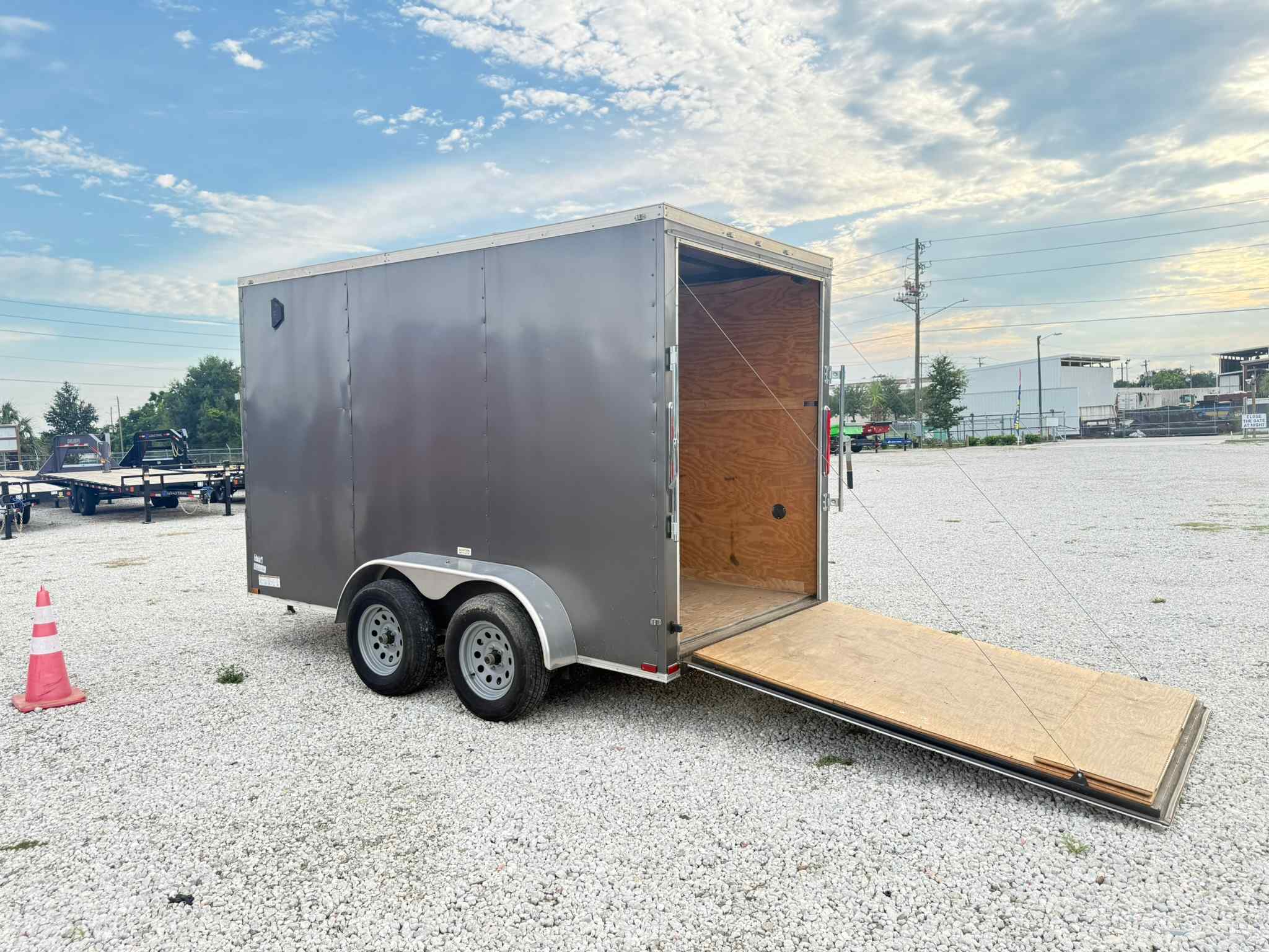 Used 6×12 QUALITY CARGO Enclosed Trailer