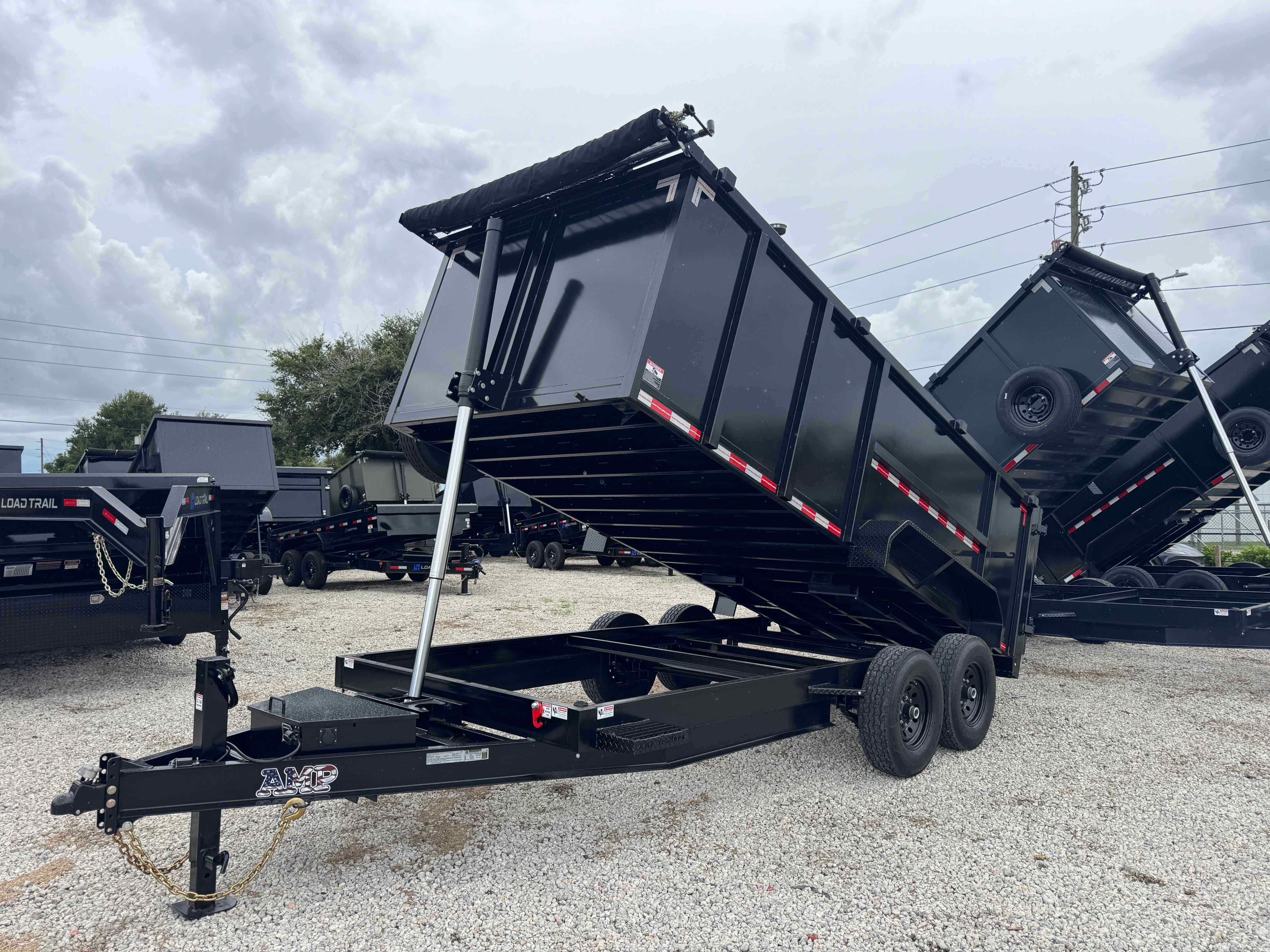 New 7×16 HaulNation Trailers Dump Trailer