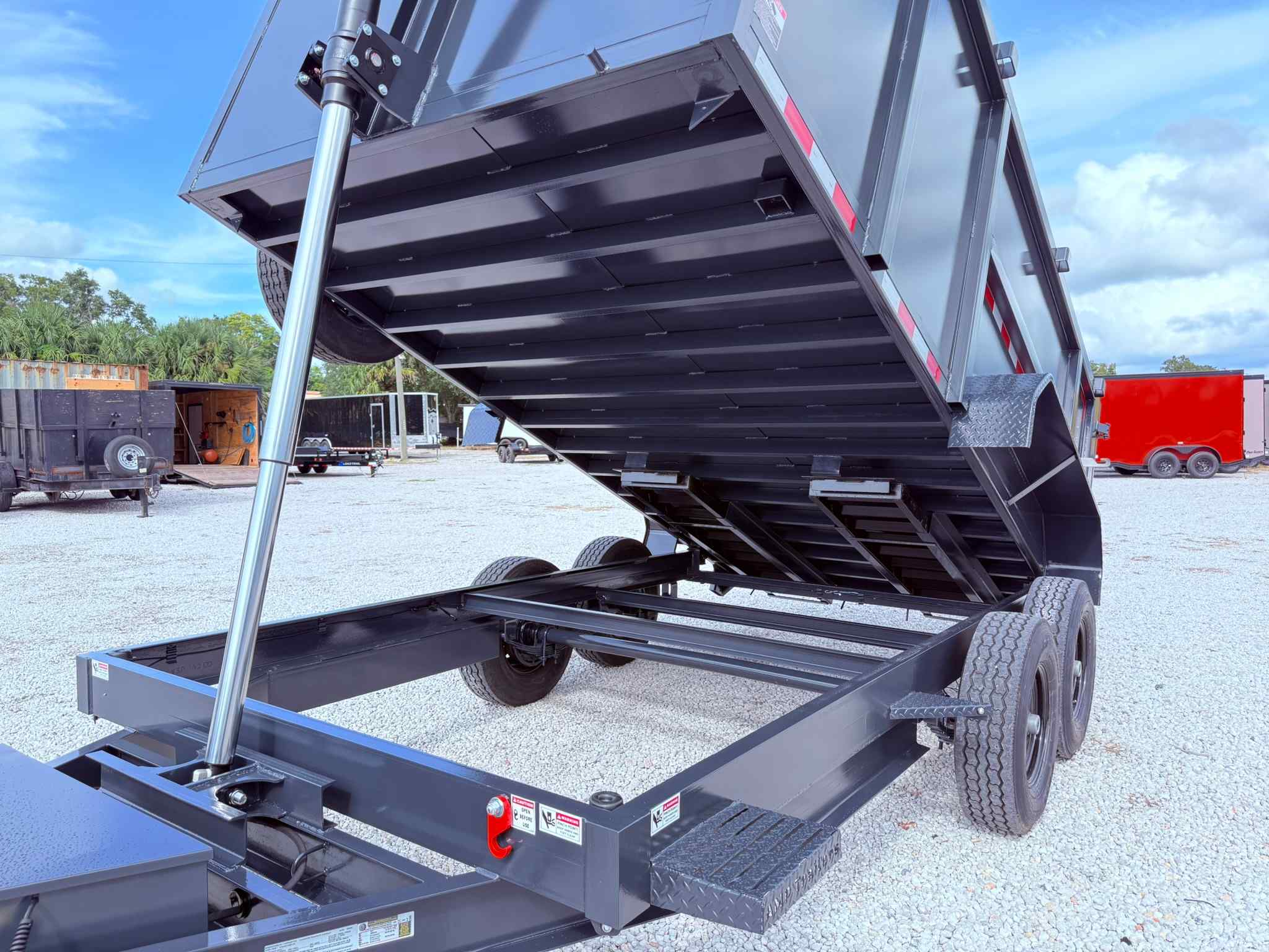 New 7×14 HaulNation Trailers Dump Trailer