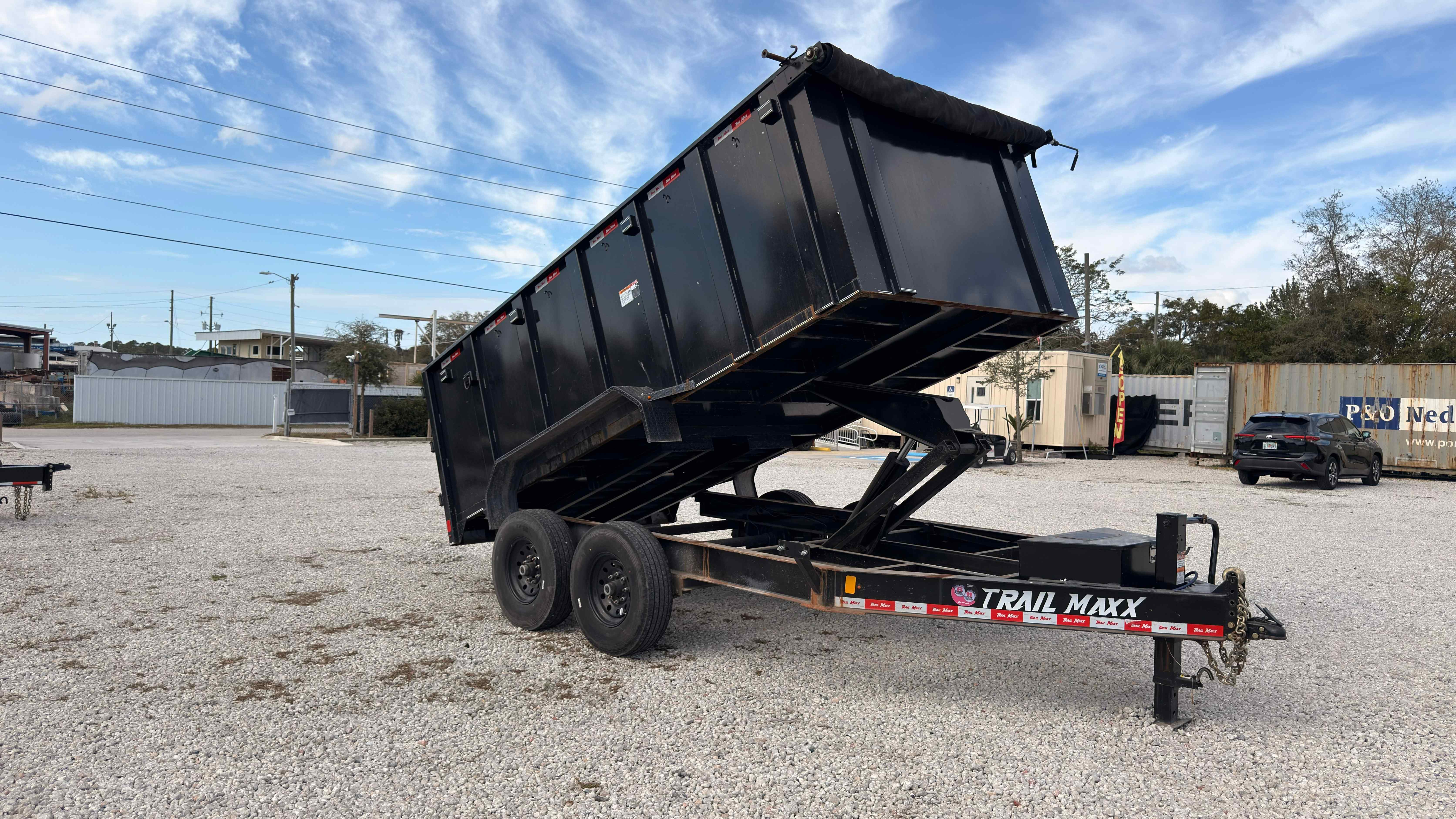 Used 7×14 TRAILMAXX Dump Trailer