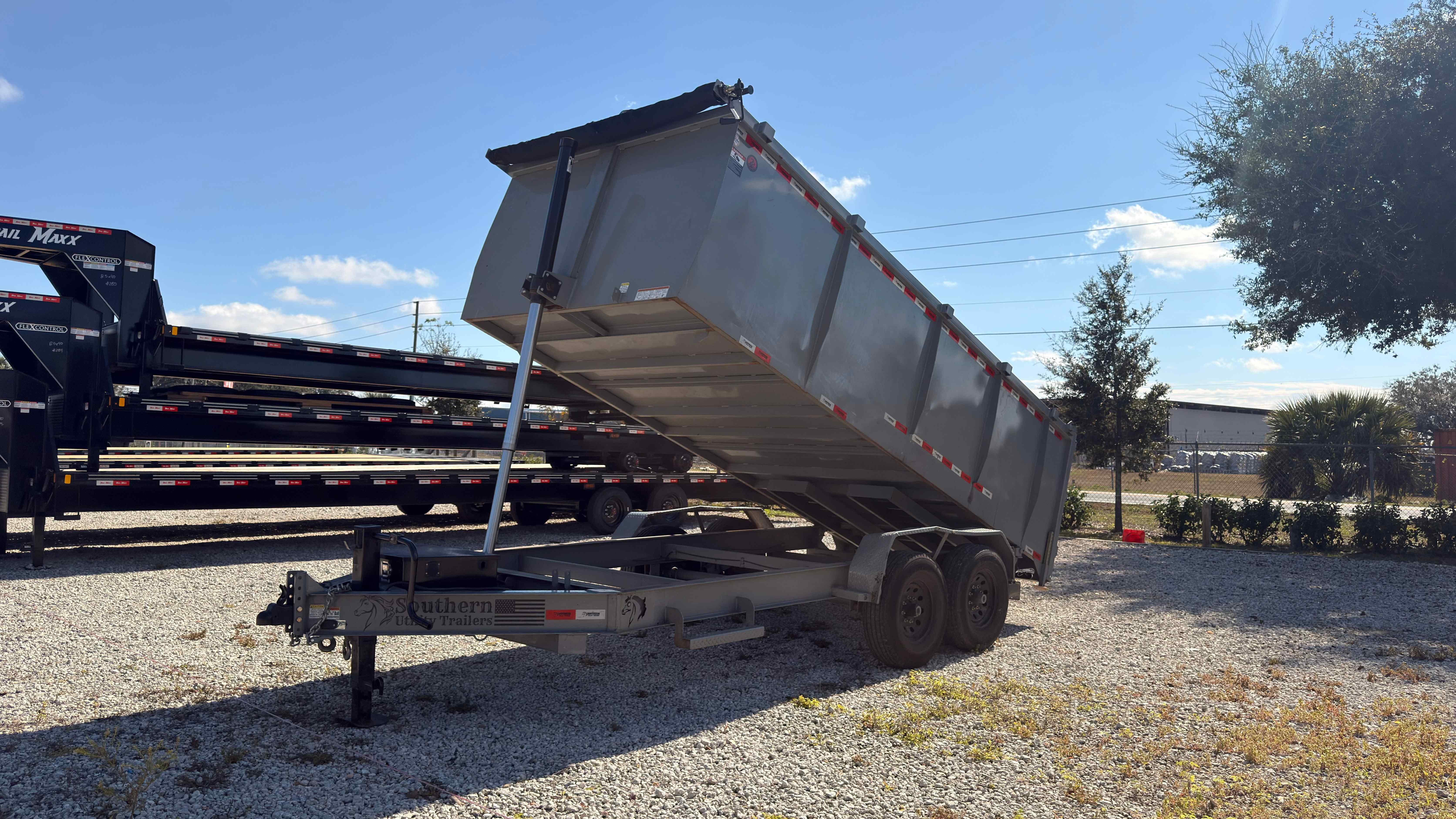 Used 7×14 SOUTHERN UTILITY Dump Trailer