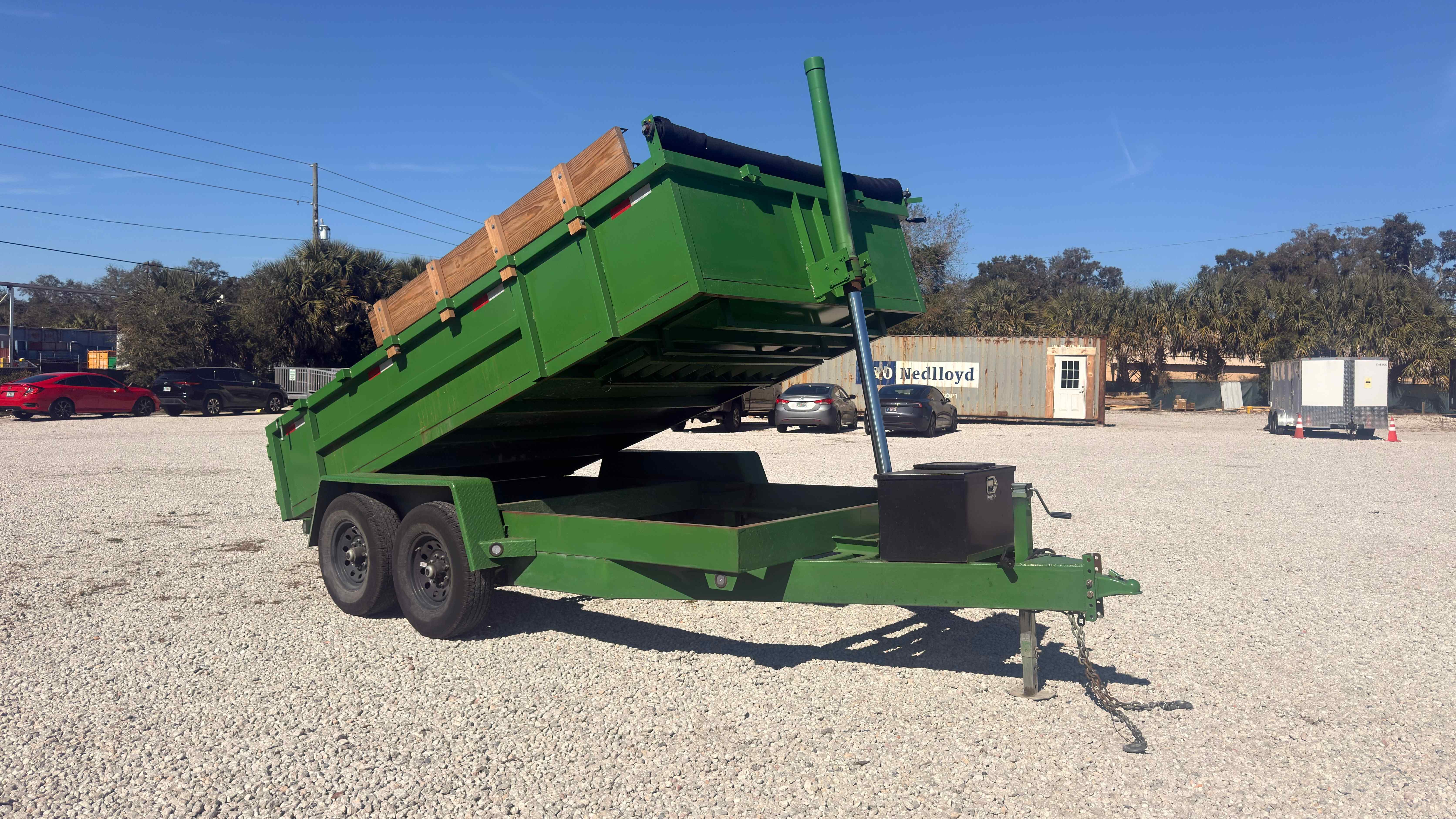 Used 7×14 MID SOUTH Dump Trailer