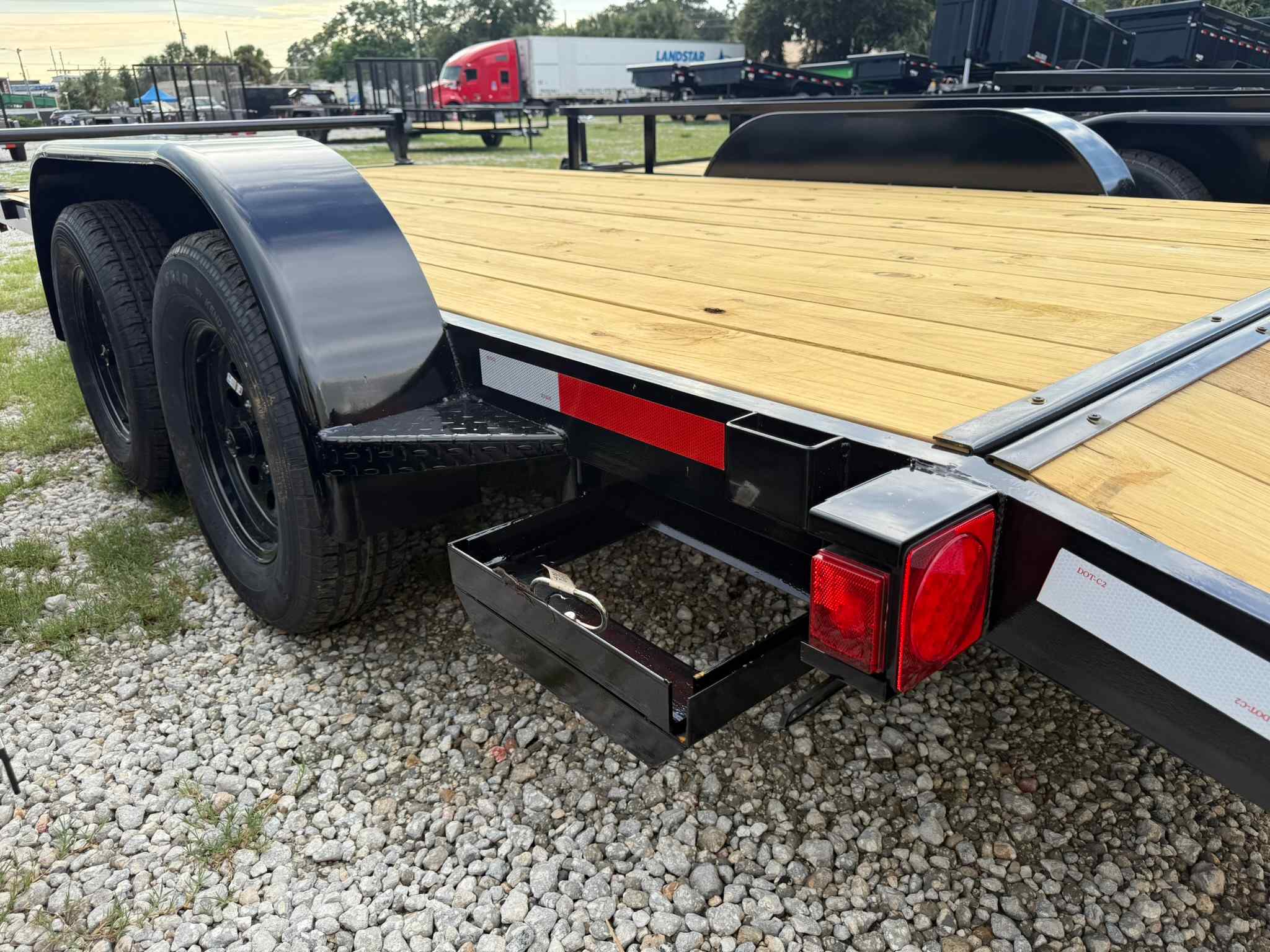 New 7×18 BYE RITE TRAILER Car Trailer