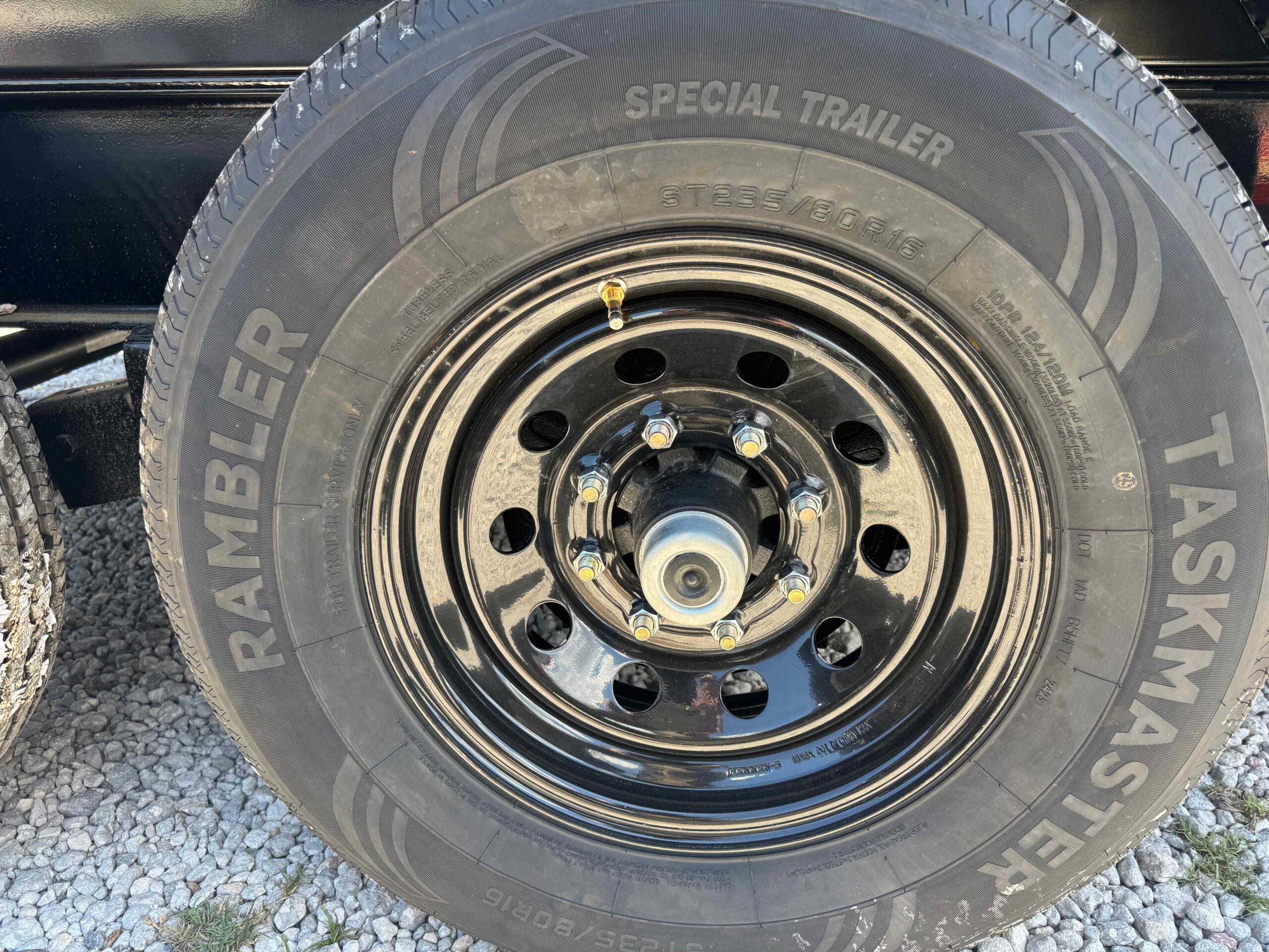 New 7×14 CALIBER Dump Trailer