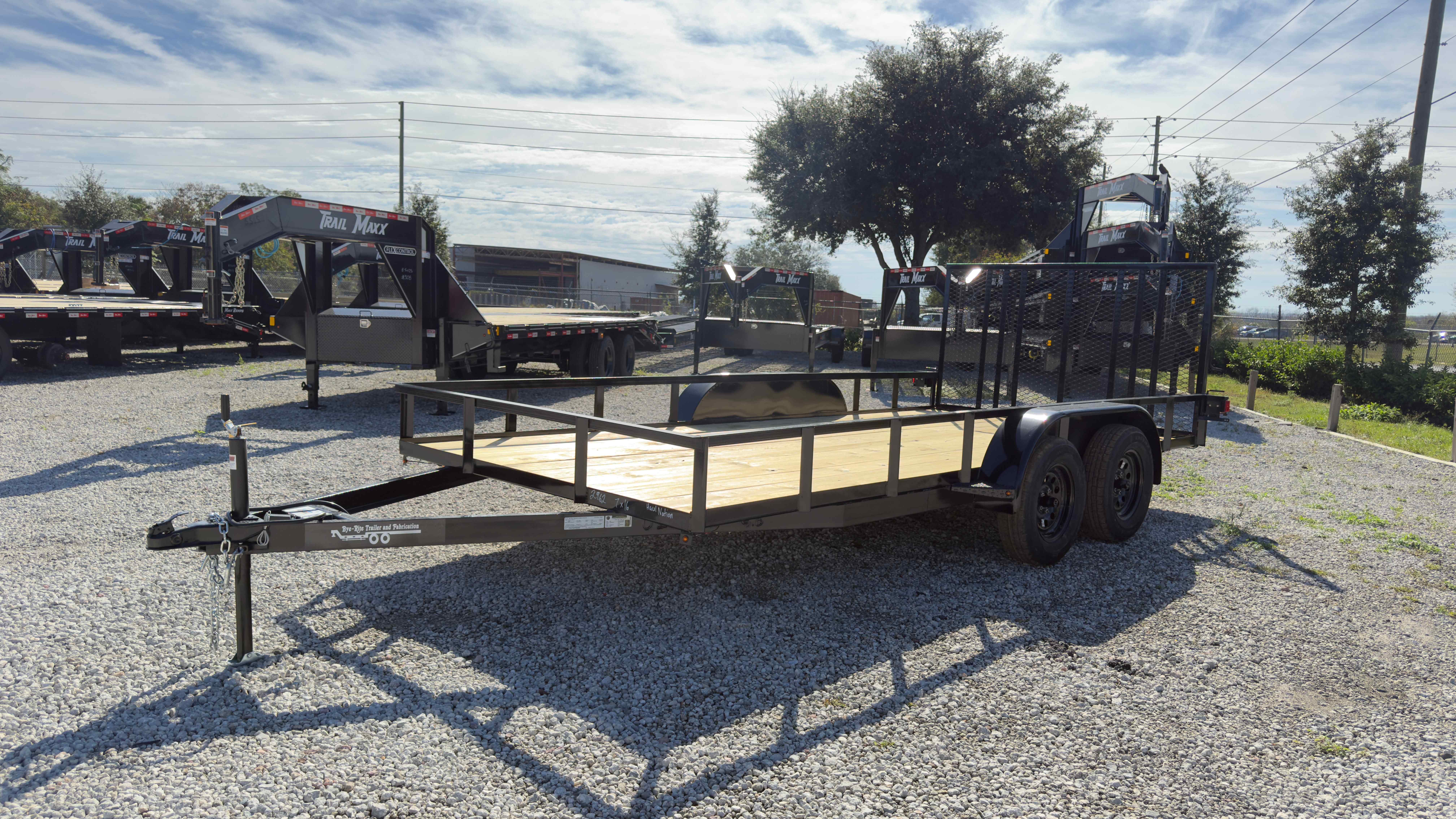 New 7×16 BYE RITE TRAILER Utility Trailer