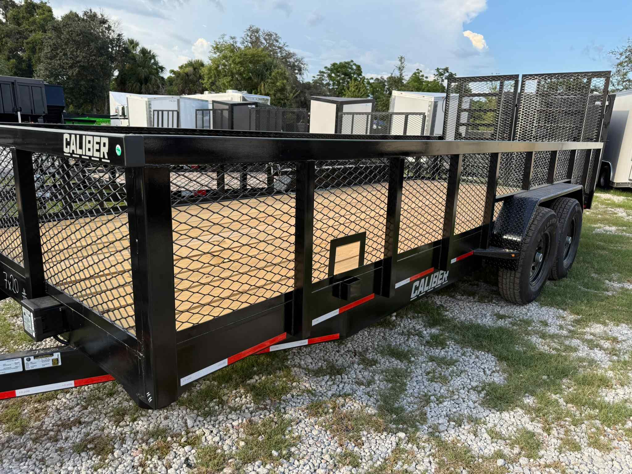 New 7×20 CALIBER Equipment Trailer