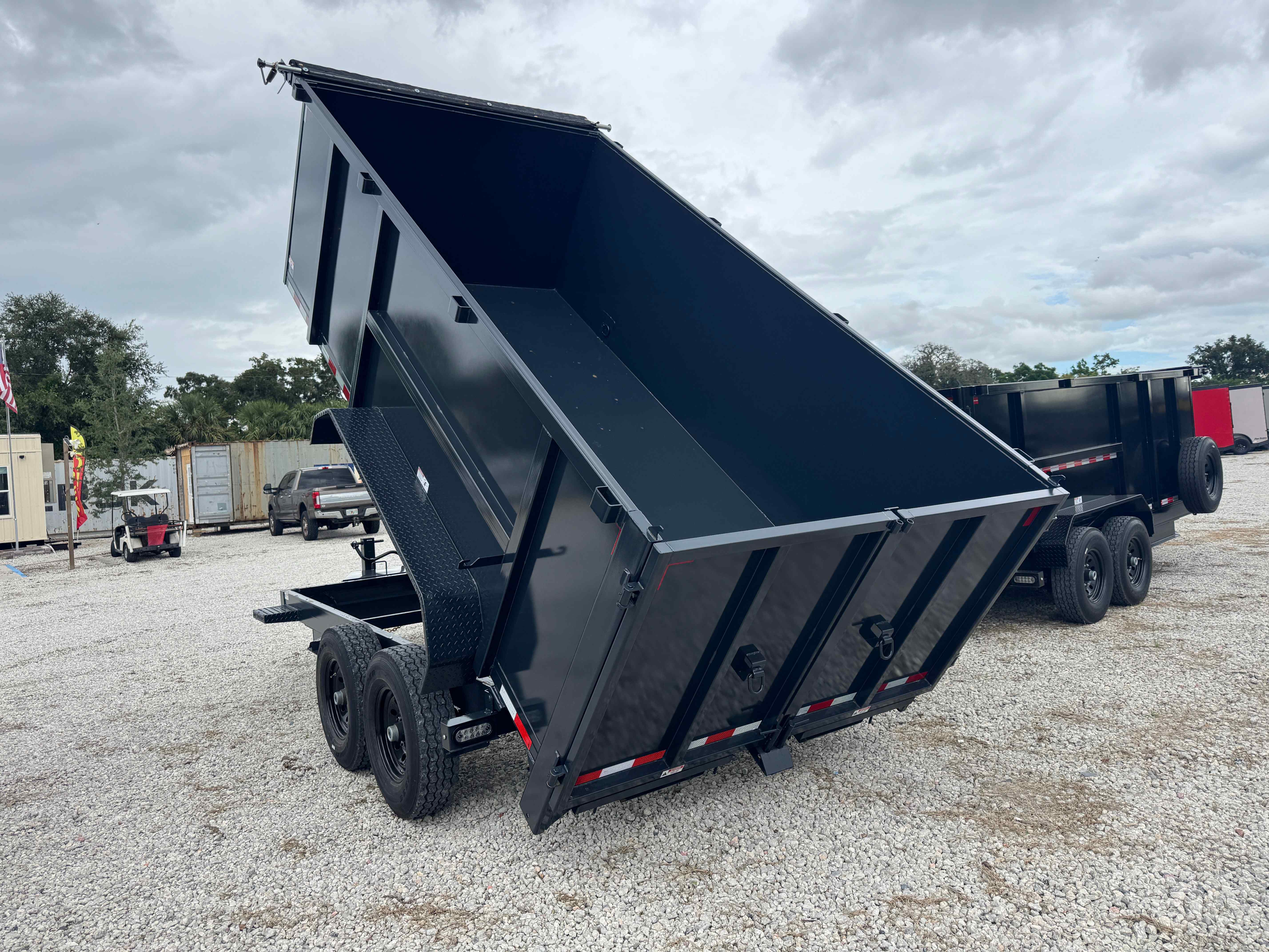 New 7×14 HaulNation Trailers Dump Trailer