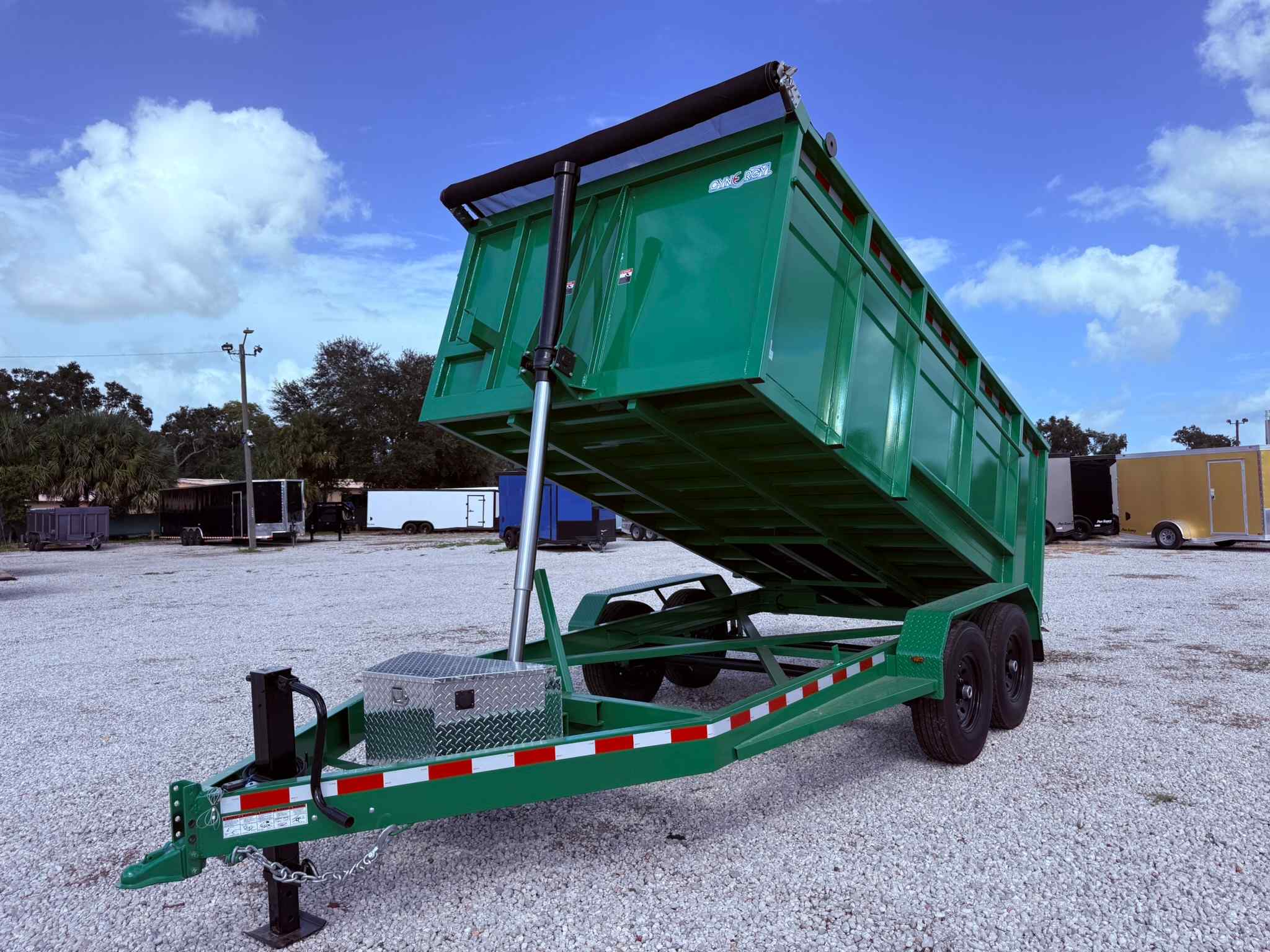 New 7×14 CYNERGY CARGO Dump Trailer