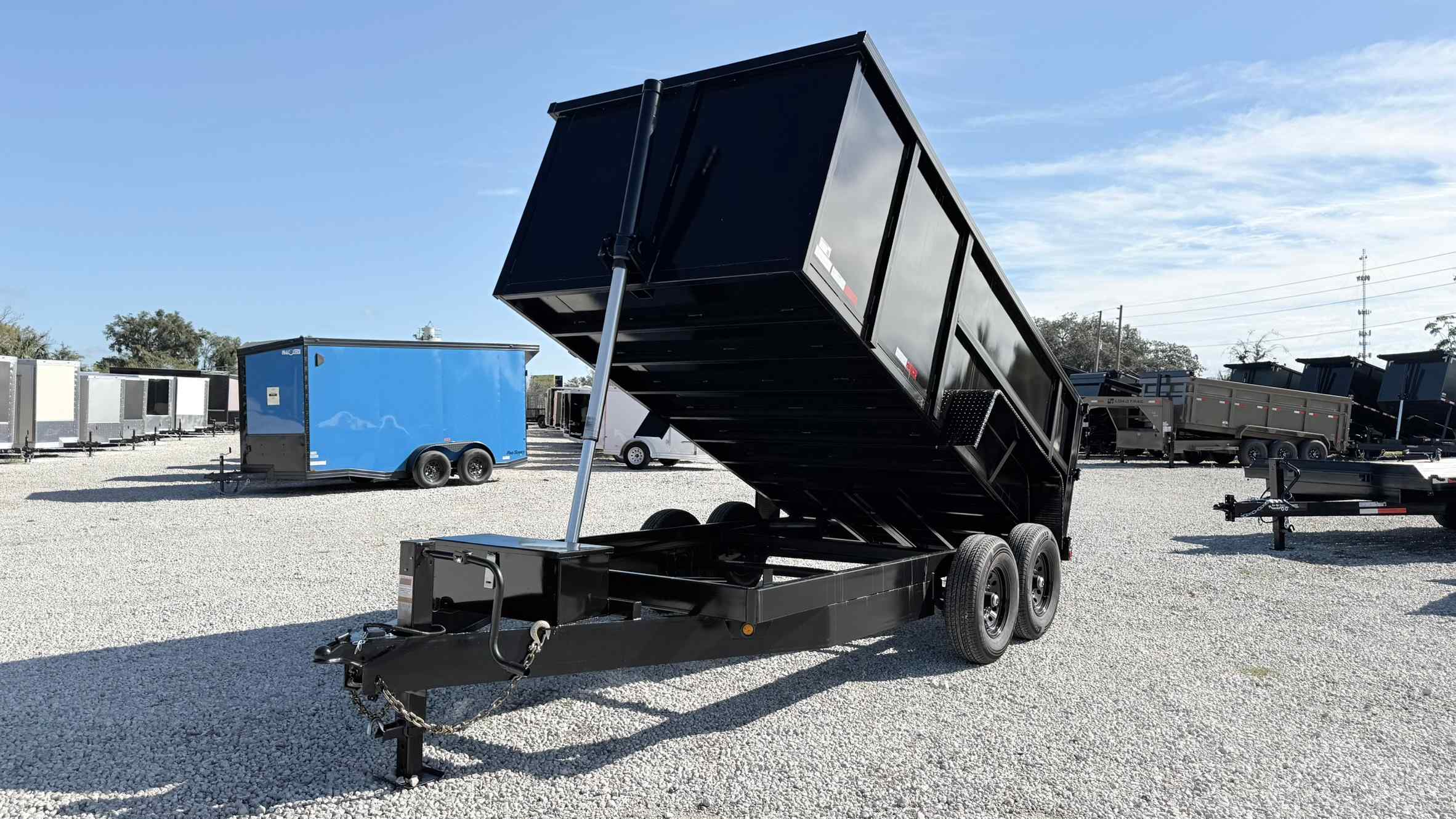 New 7×14 TAYLOR TRAILERS Dump Trailer