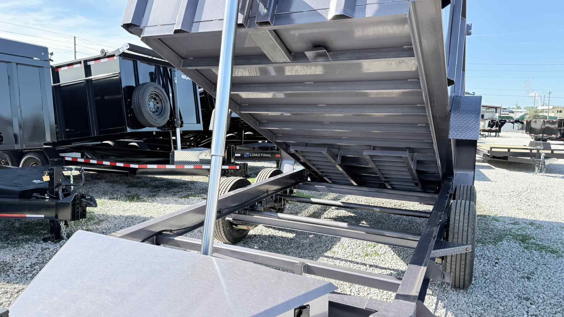 New 7×14 CALIBER Dump Trailer