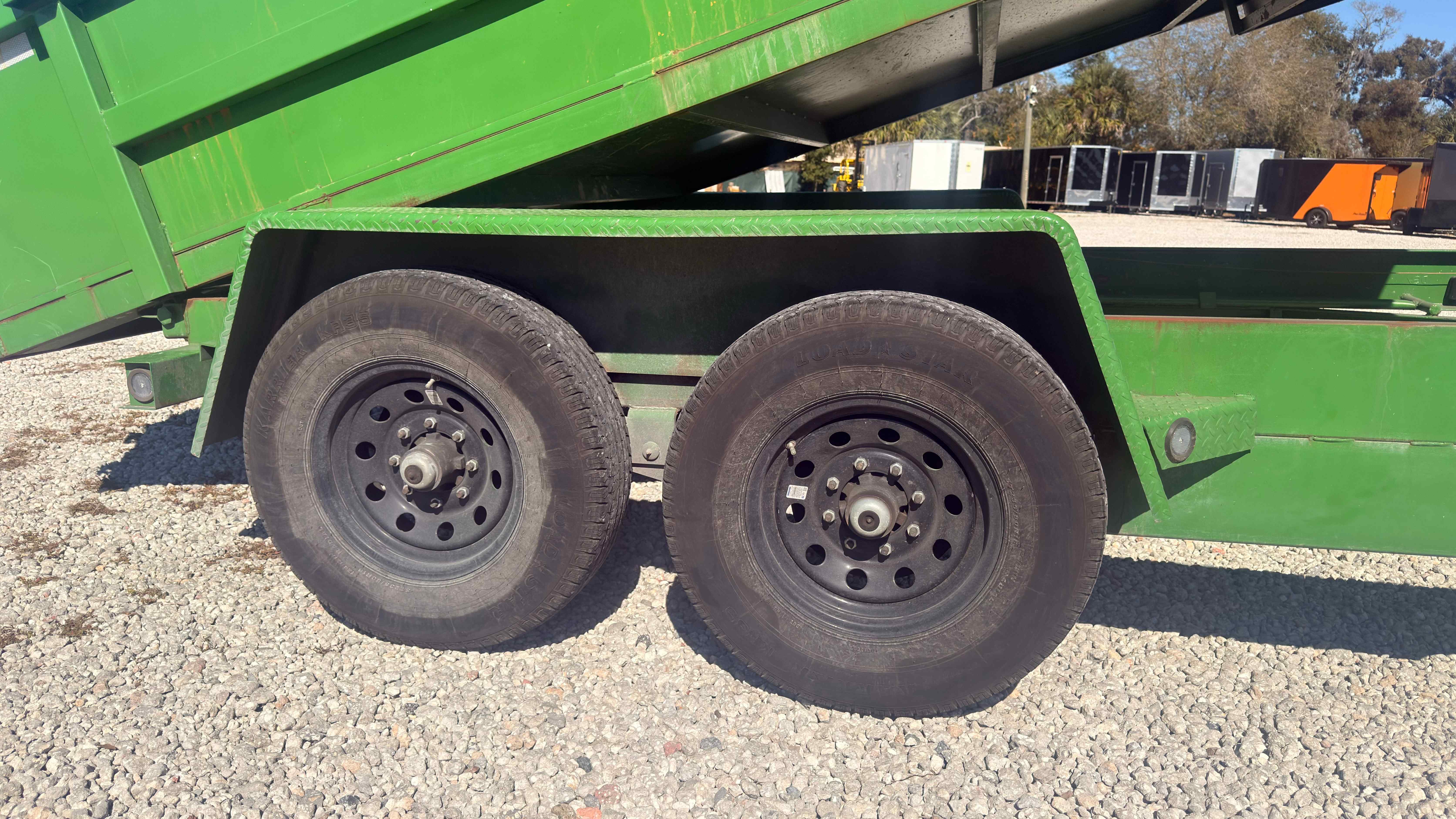 Used 7×14 MID SOUTH Dump Trailer