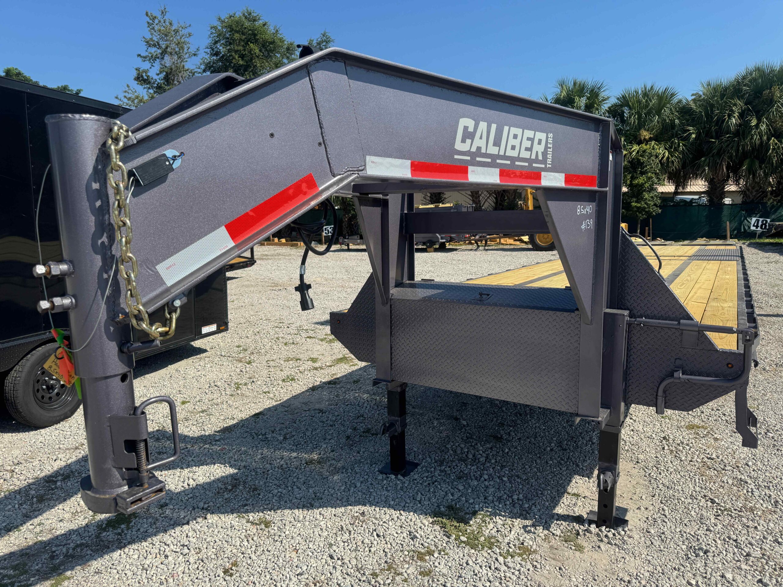 New 8.5×40 CALIBER Flatbed Trailer