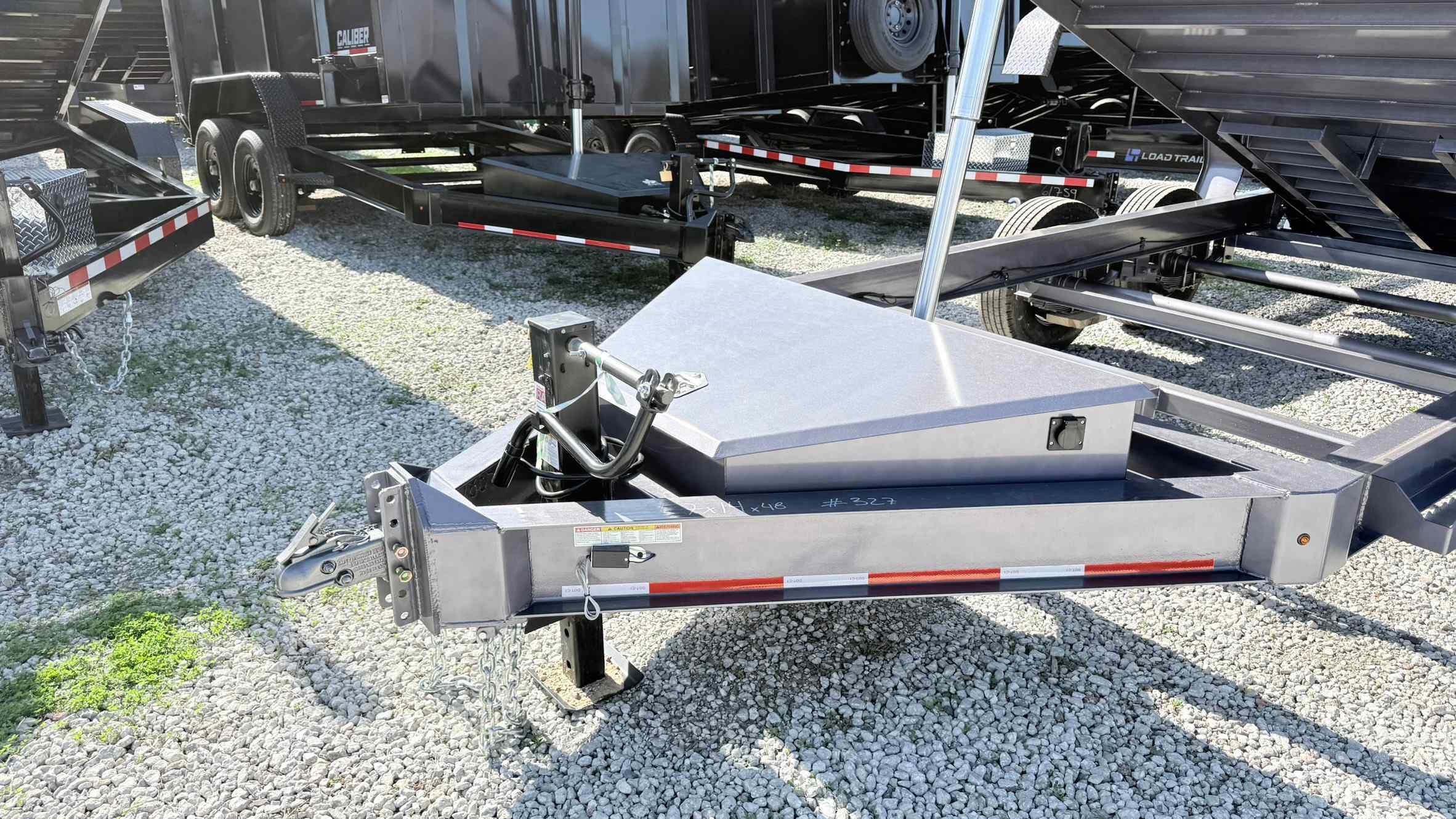 New 7×14 CALIBER Dump Trailer