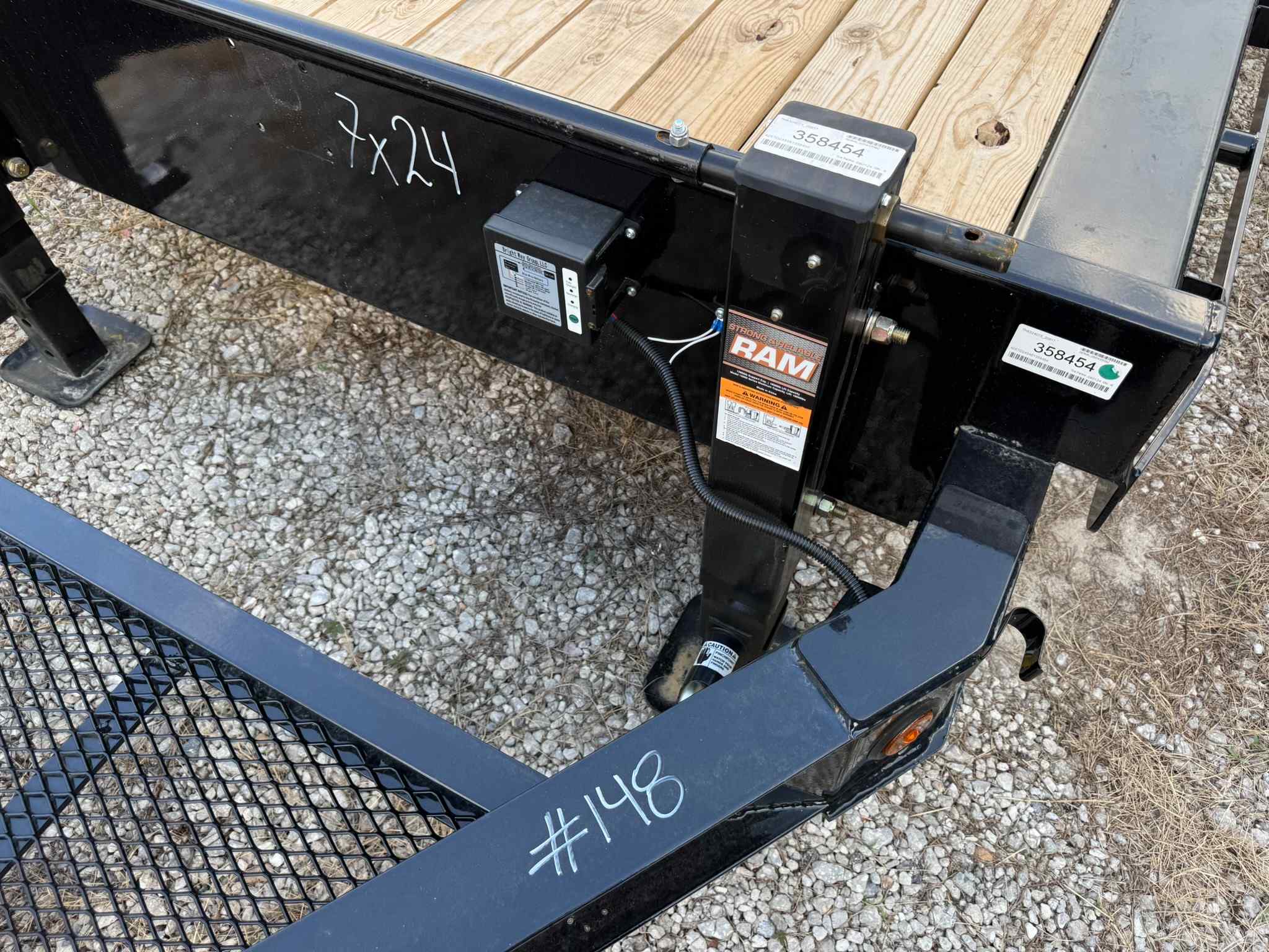 New 7×24 LOAD TRAIL Tilt Trailer