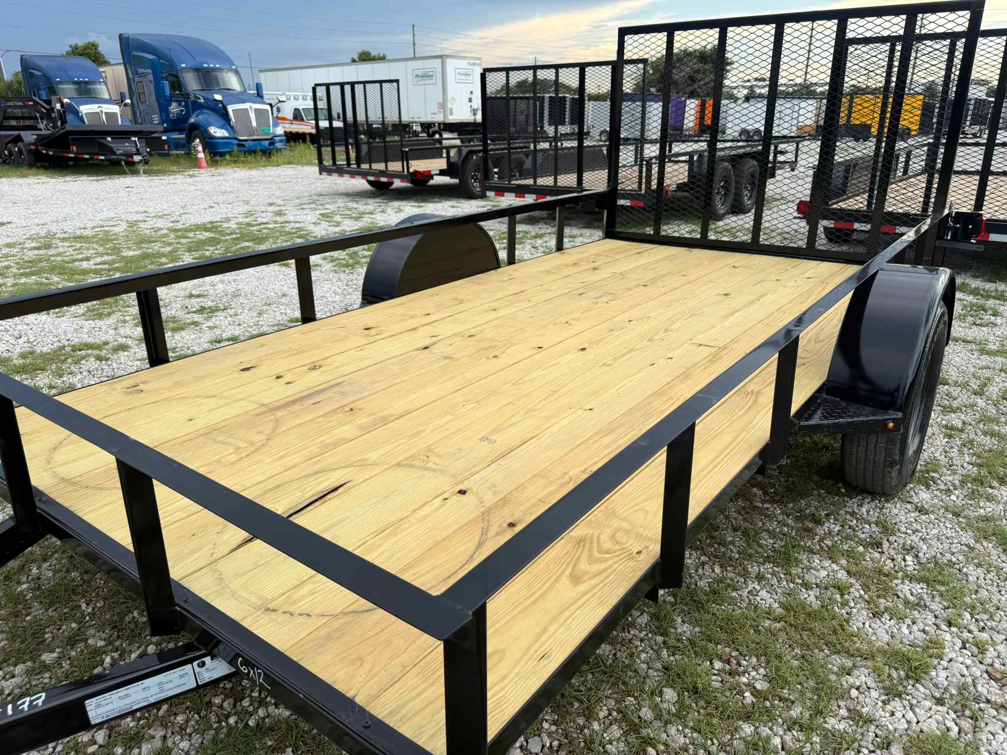 New 6×12 BYE RITE TRAILER Utility Trailer