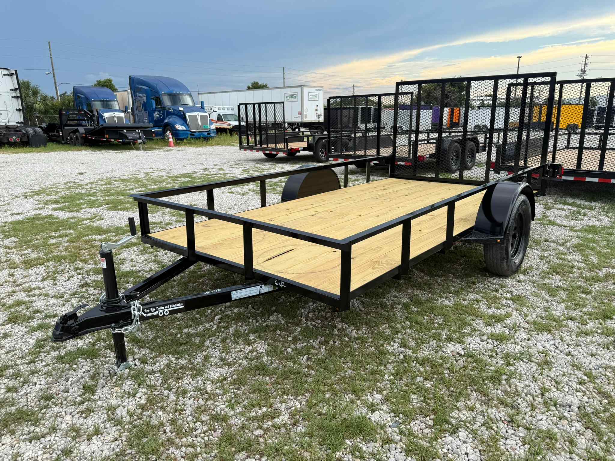 New 6×12 BYE RITE TRAILER Utility Trailer