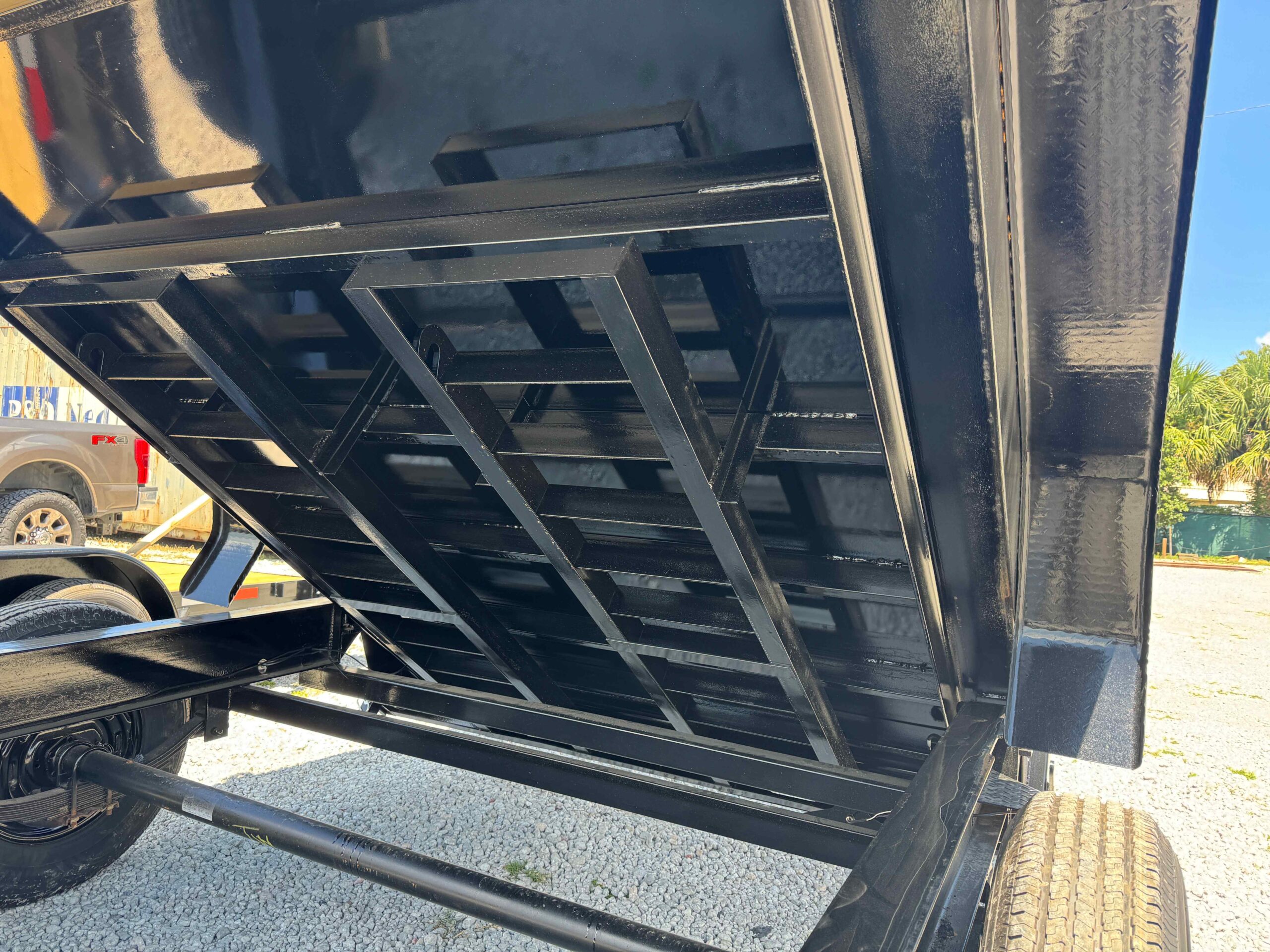 New 7×14 CALIBER Dump Trailer